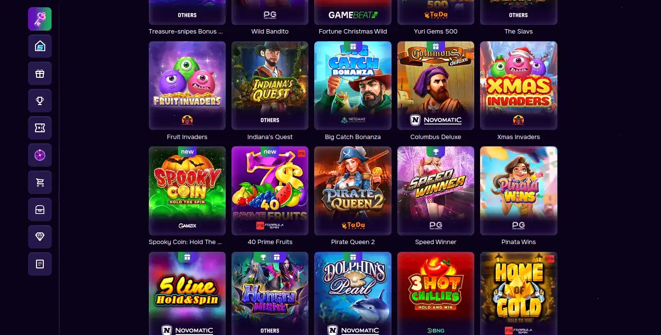 Мобильная версия Hype casino слоты